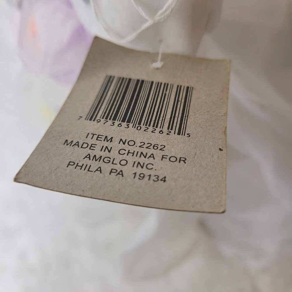 AMGLO Hanging Ghost Halloween Decoration Set of 2 White Tulle Bean Bag - Picture 7 of 8